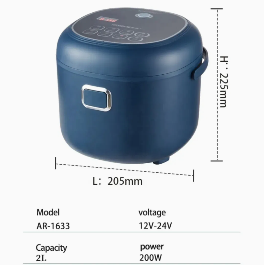 Mini Portable Outdoor Travel Car Electric Rice Cooker