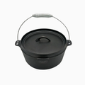 Outdoor Camping Cast Iron Dutch Oven Set——Can lift large-sized saucepan