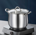 Stainless Steel Cooking Pot Sets Large-Capacity Soup Pots Kitchen Stock Pot Cookware